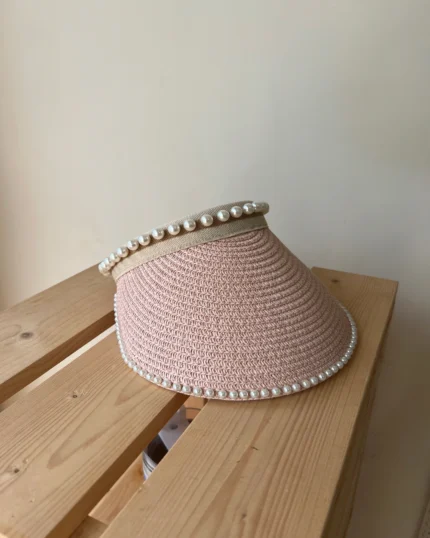 Pear Trimmed Stra Visors